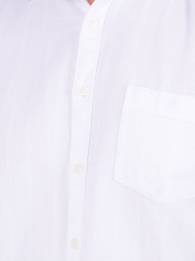 White 100% Cotton Shirt-Men Shirts-Crimsoune Club