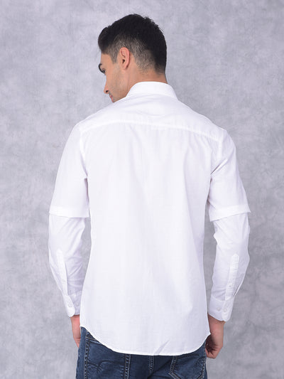 White Shirt-Men Shirts-Crimsoune Club