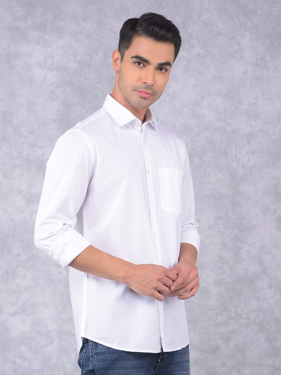 White Shirt-Men Shirts-Crimsoune Club