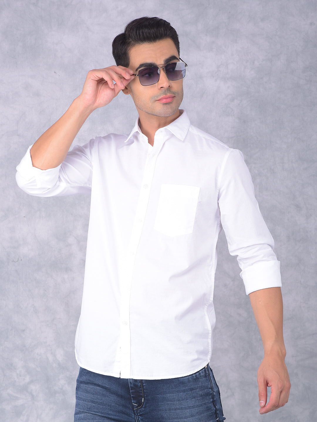 White Shirt-Men Shirts-Crimsoune Club