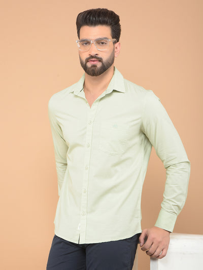 Green Shirt-Men Shirts-Crimsoune Club