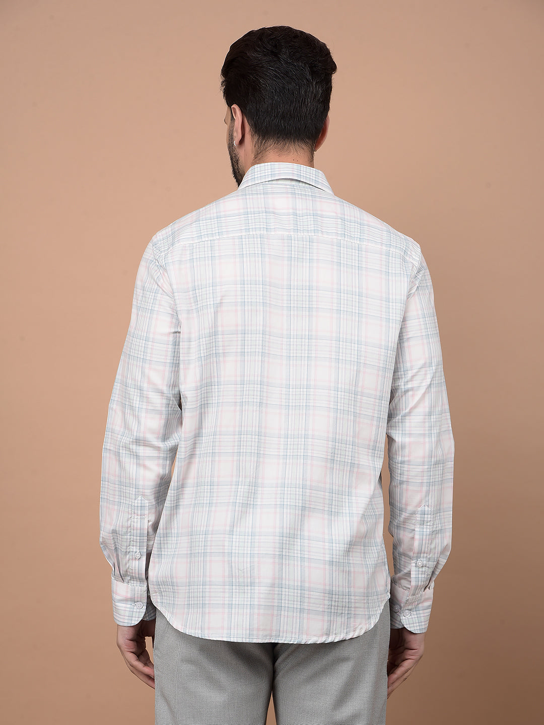 Multi-Color Checked 100% Cotton Shirt