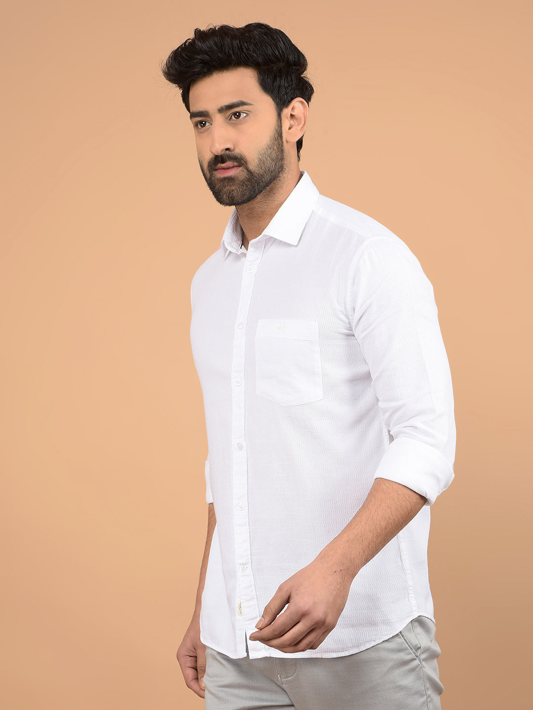 White Shirt-Men Shirts-Crimsoune Club