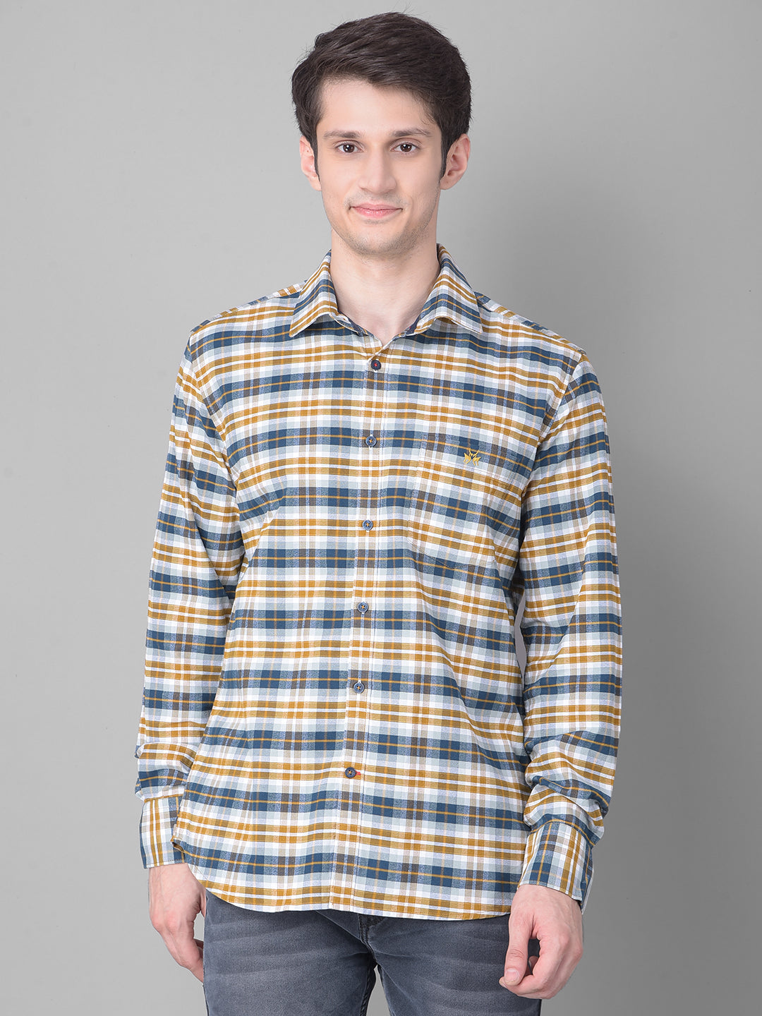 Multi Checked Shirt-Men Shirts-Crimsoune Club