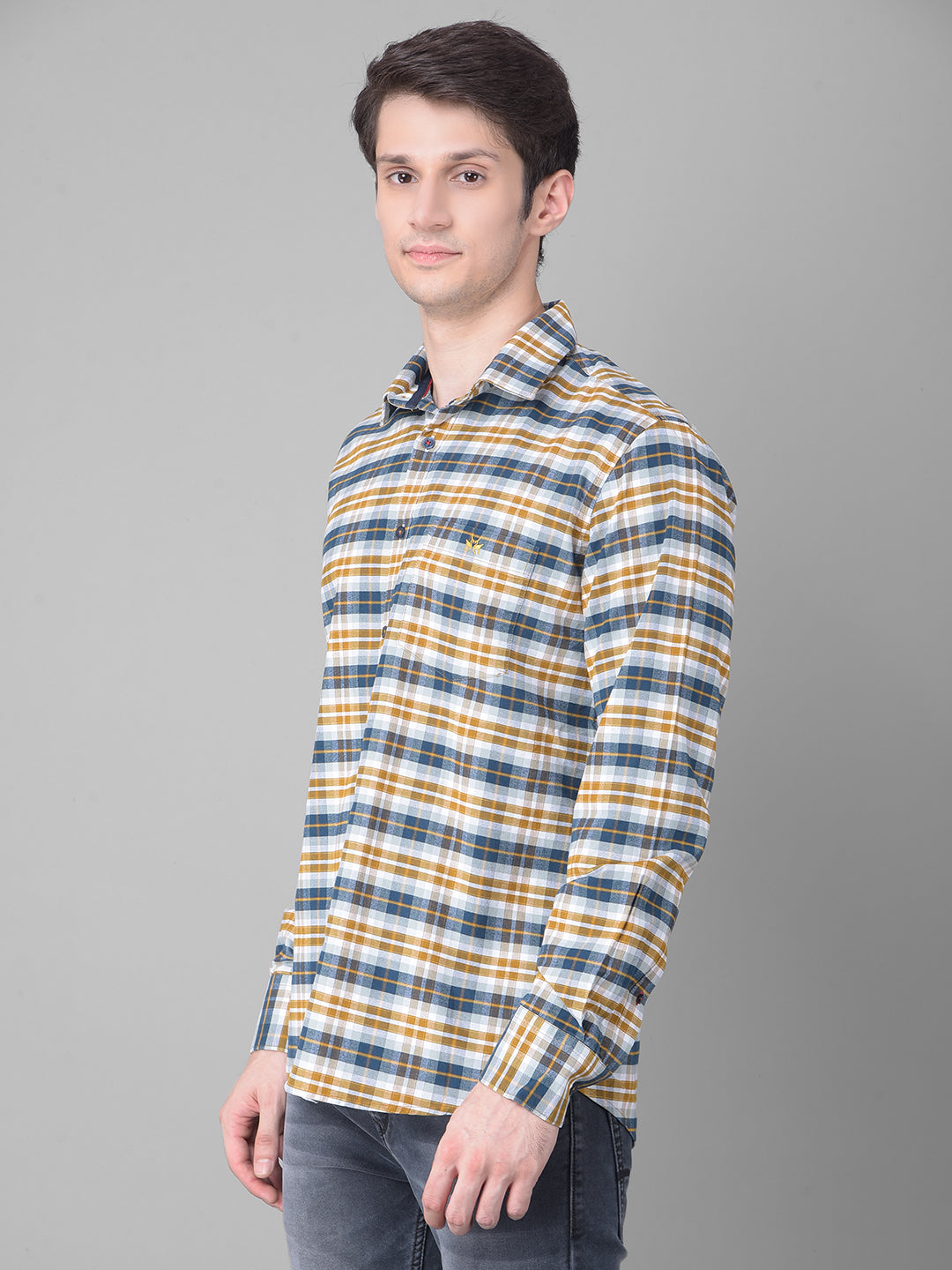 Multi Checked Shirt-Men Shirts-Crimsoune Club