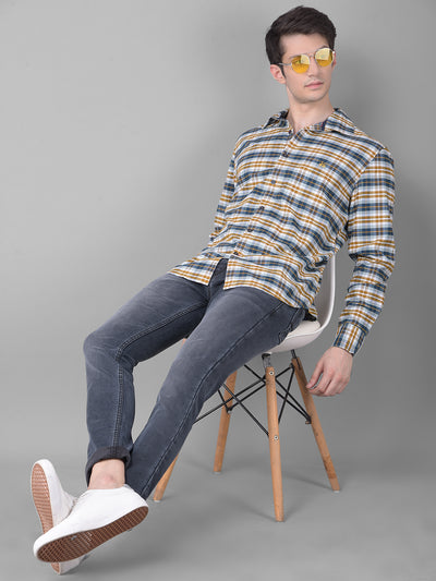 Multi Checked Shirt-Men Shirts-Crimsoune Club