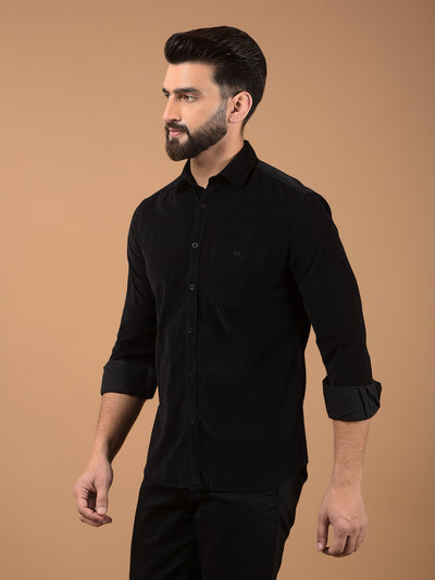 Black Corduroy Shirt