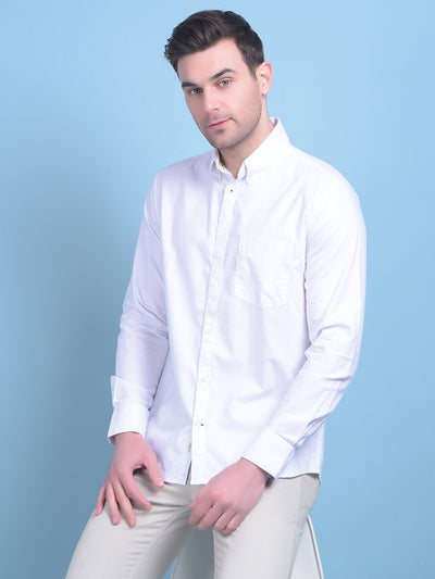 White Shirt-Men Shirts-Crimsoune Club