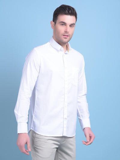 White Shirt-Men Shirts-Crimsoune Club