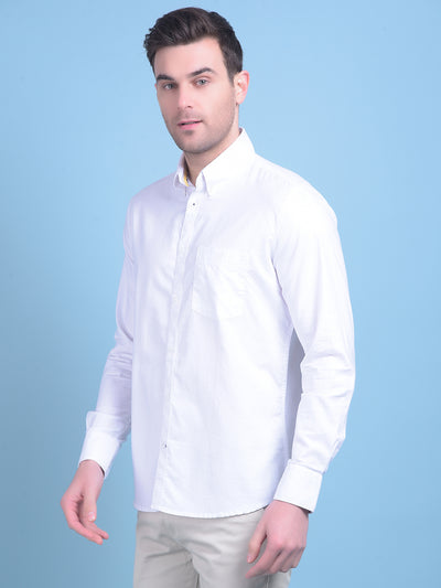 White Shirt-Men Shirts-Crimsoune Club