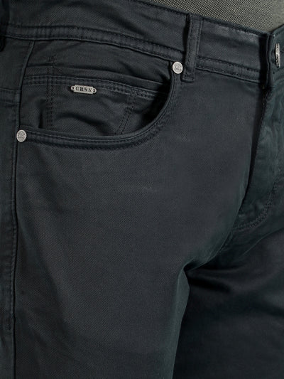 Green Stretchable Cotton Jeans-Men Jeans-Crimsoune Club