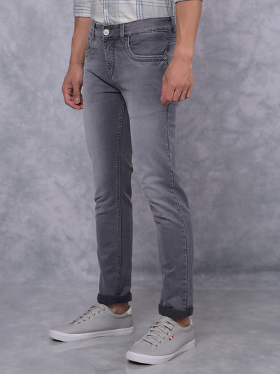 Grey Jeans-Men Jeans-Crimsoune Club