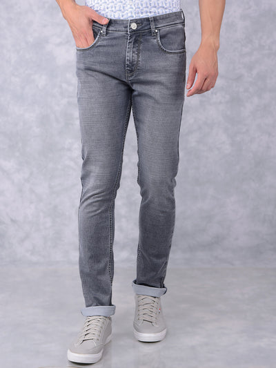 Grey Jeans-Men Jeans-Crimsoune Club