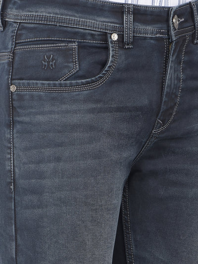 Grey Straight Jeans-Men Jeans-Crimsoune Club