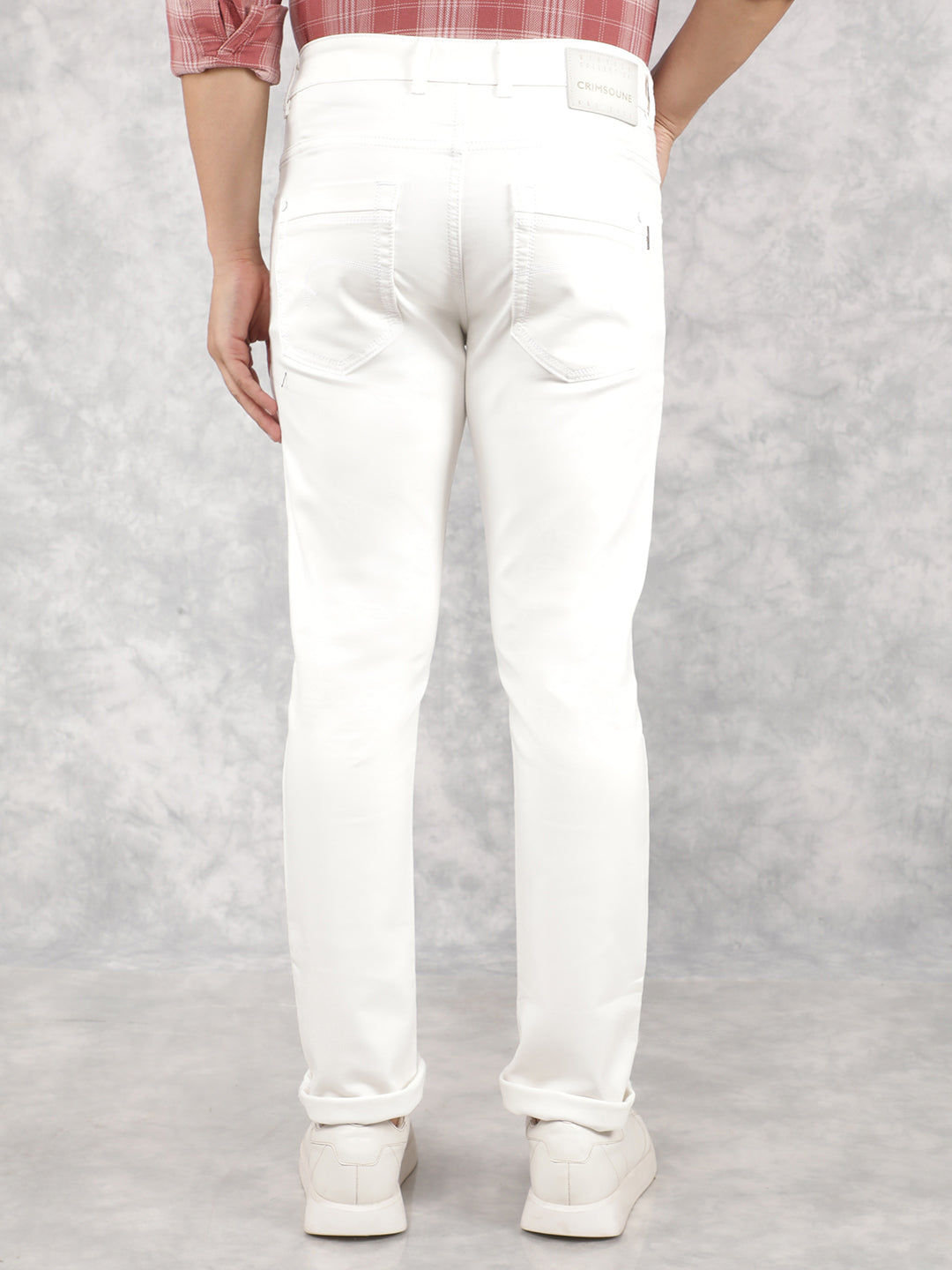 White Jeans-Men Jeans-Crimsoune Club