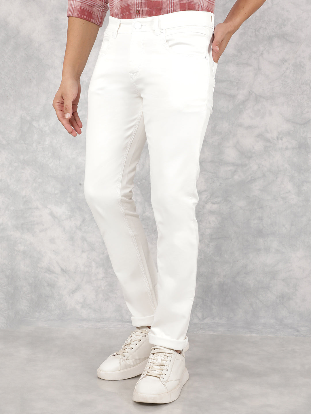 White Jeans-Men Jeans-Crimsoune Club