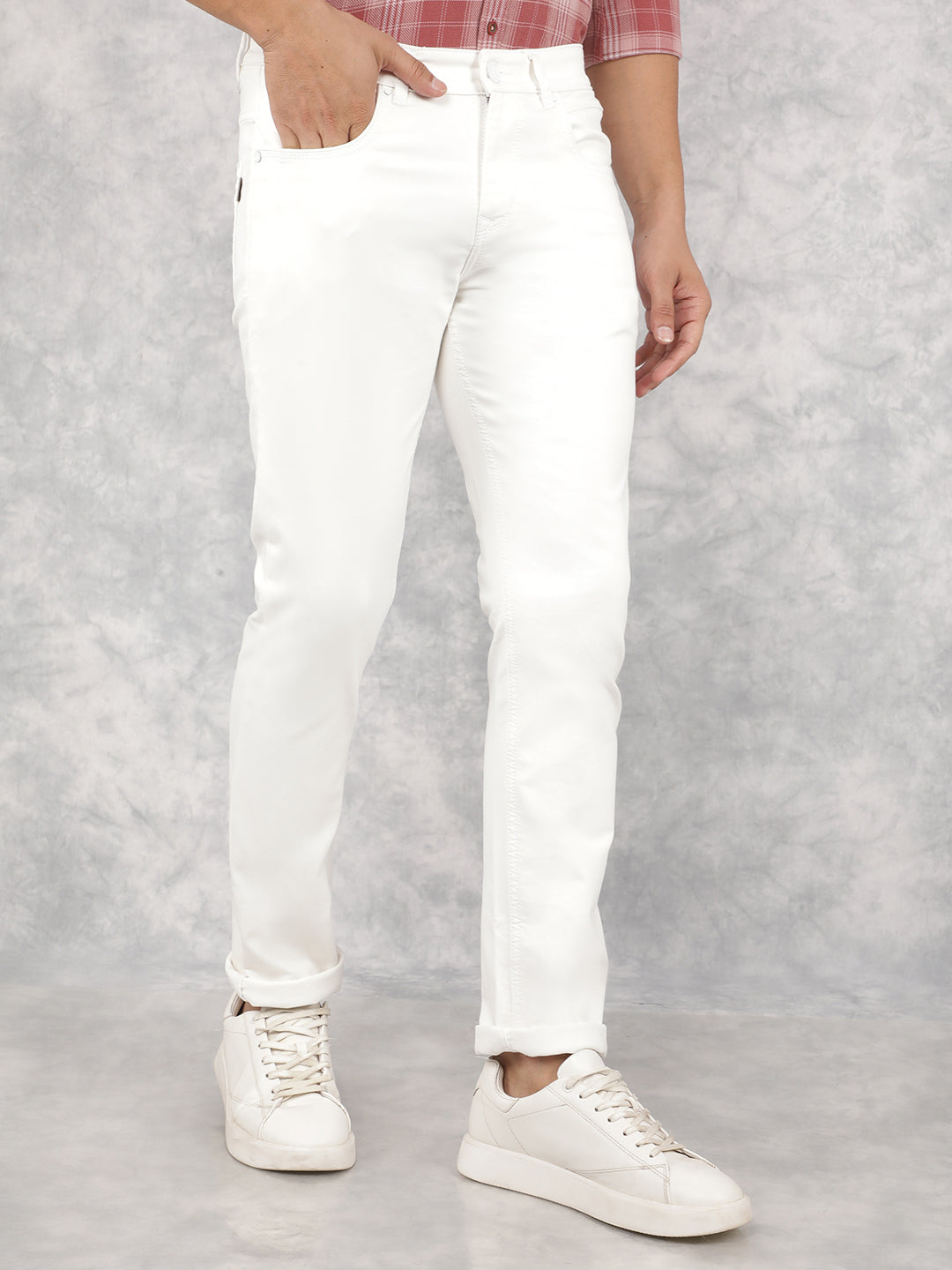 White Jeans-Men Jeans-Crimsoune Club