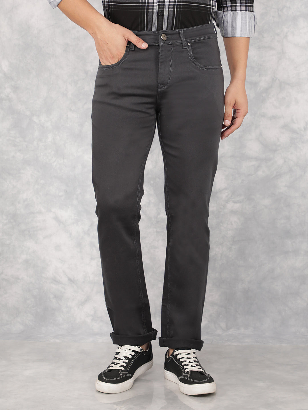 Black Straight Jeans-Men Jeans-Crimsoune Club