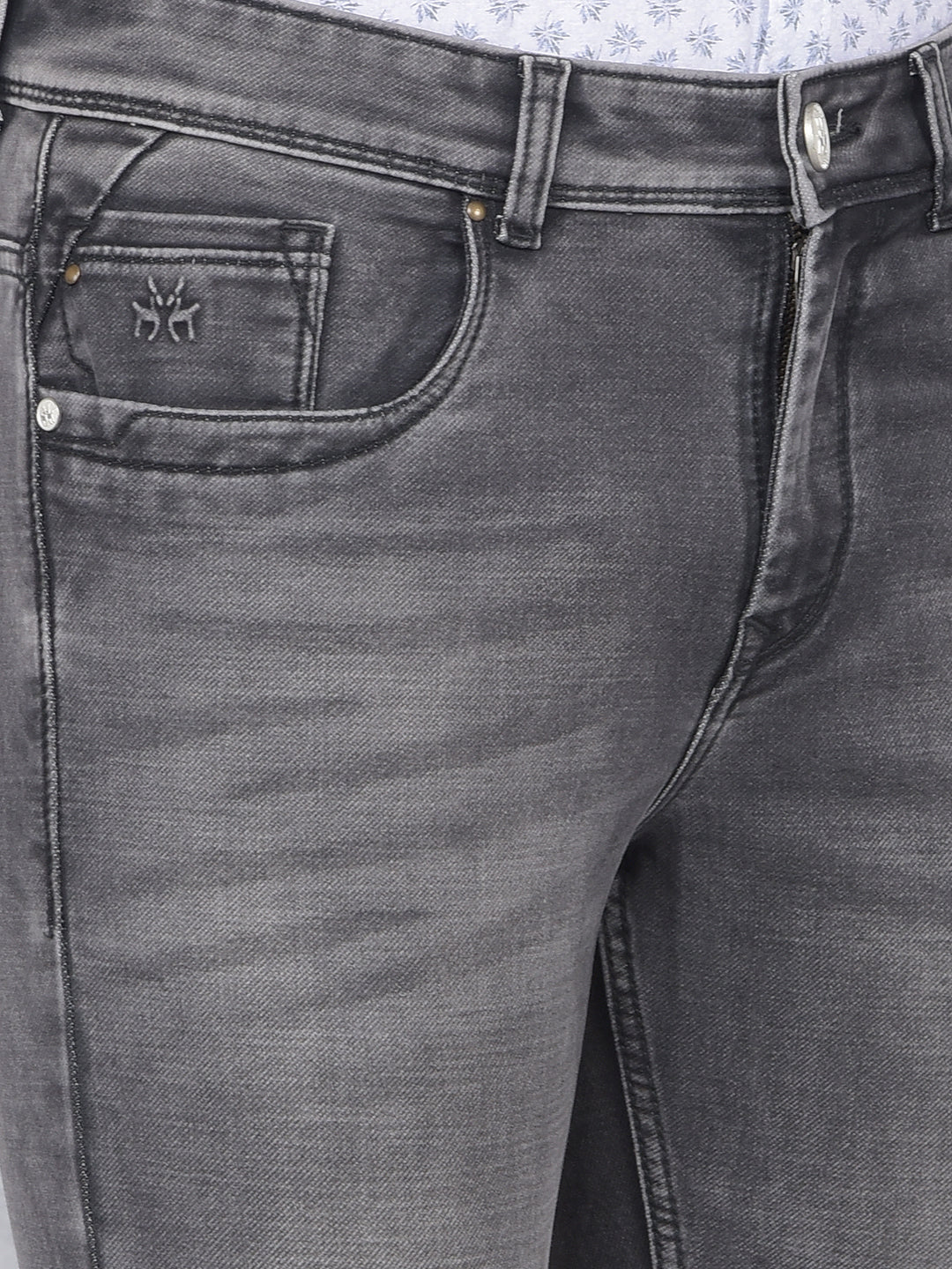 Grey Jeans-Men Jeans-Crimsoune Club