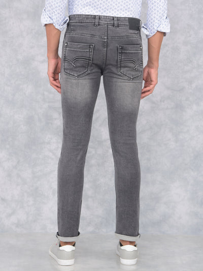 Grey Jeans-Men Jeans-Crimsoune Club