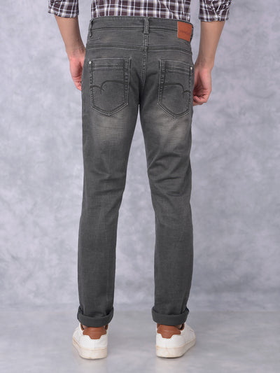 Grey Jeans-Men Jeans-Crimsoune Club