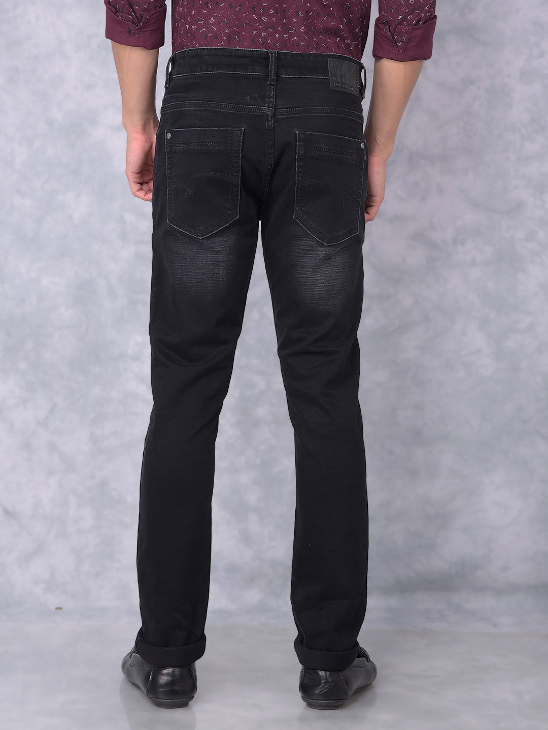 Black Jeans-Men Jeans-Crimsoune Club