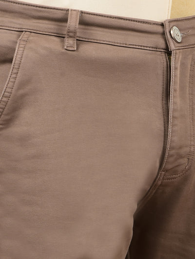 Khaki Cargo Jeans-Men Jeans-Crimsoune Club