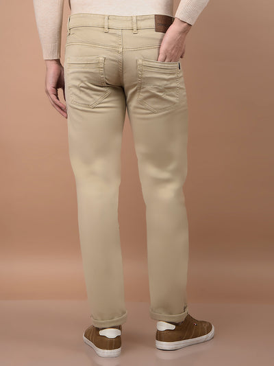 Beige Jeans