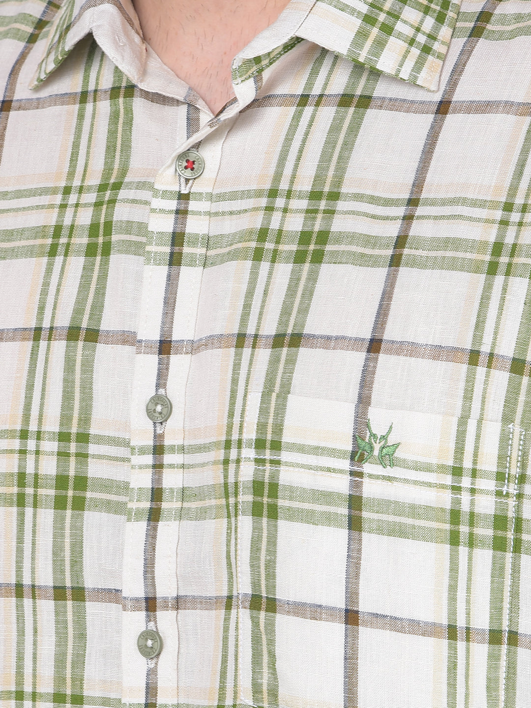 White Checks Shirt-Men Shirts-Crimsoune Club