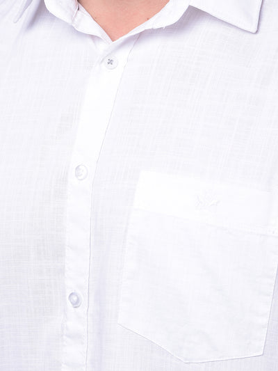 White Shirt-Men Shirts-Crimsoune Club