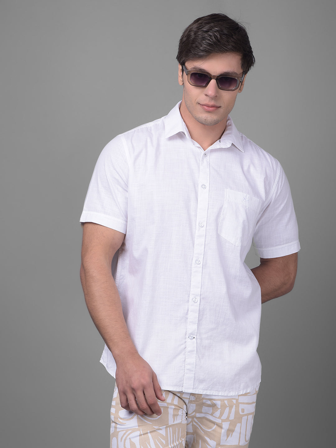 White Shirt-Men Shirts-Crimsoune Club