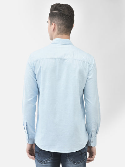 Blue Shirt-Men Shirts-Crimsoune Club