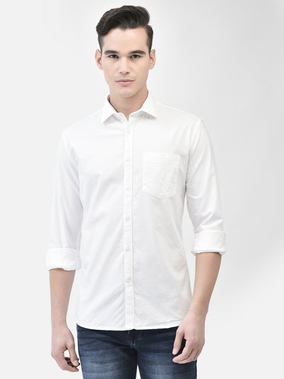 White Shirt-Men Shirts-Crimsoune Club