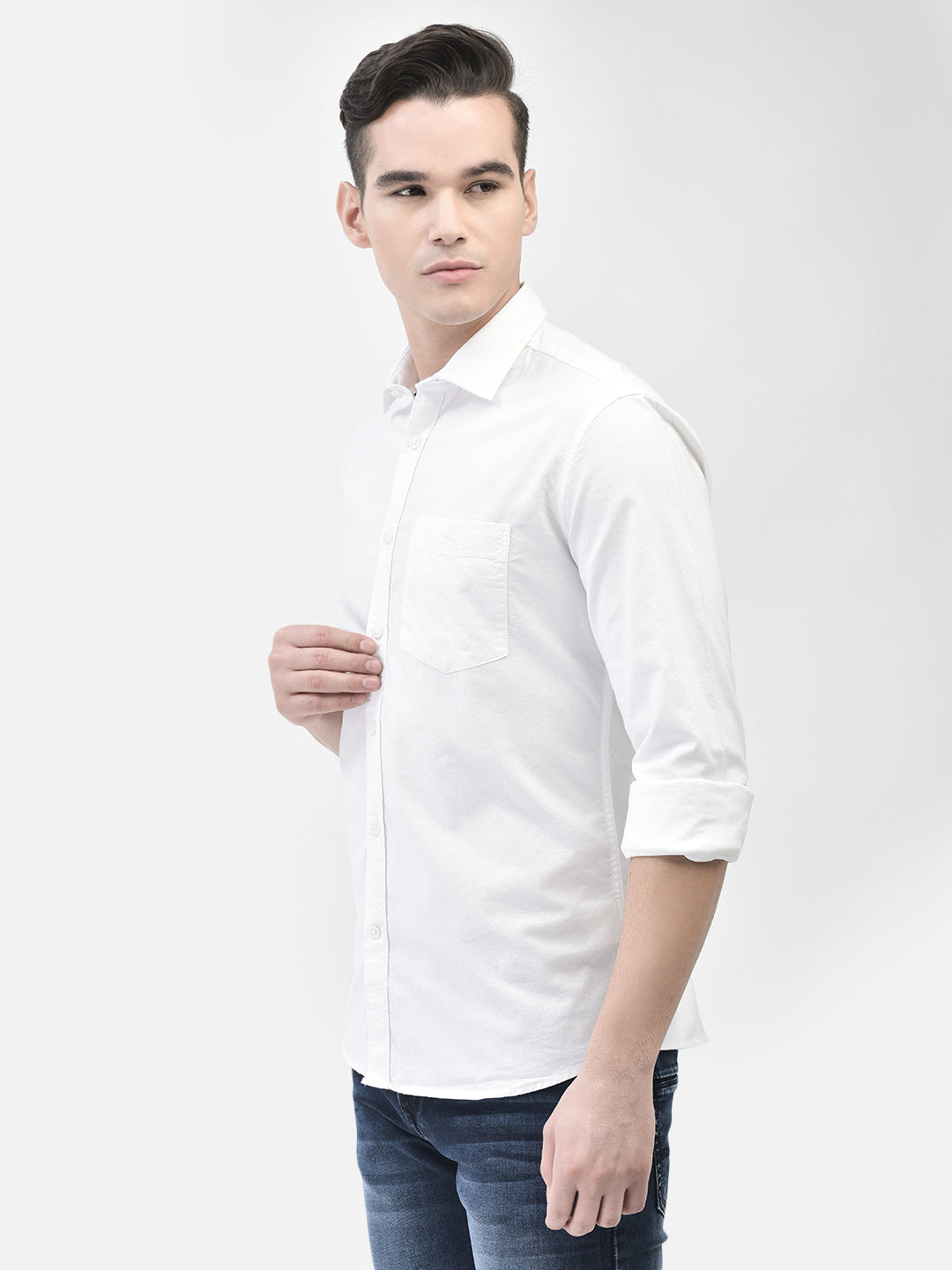 White Shirt-Men Shirts-Crimsoune Club