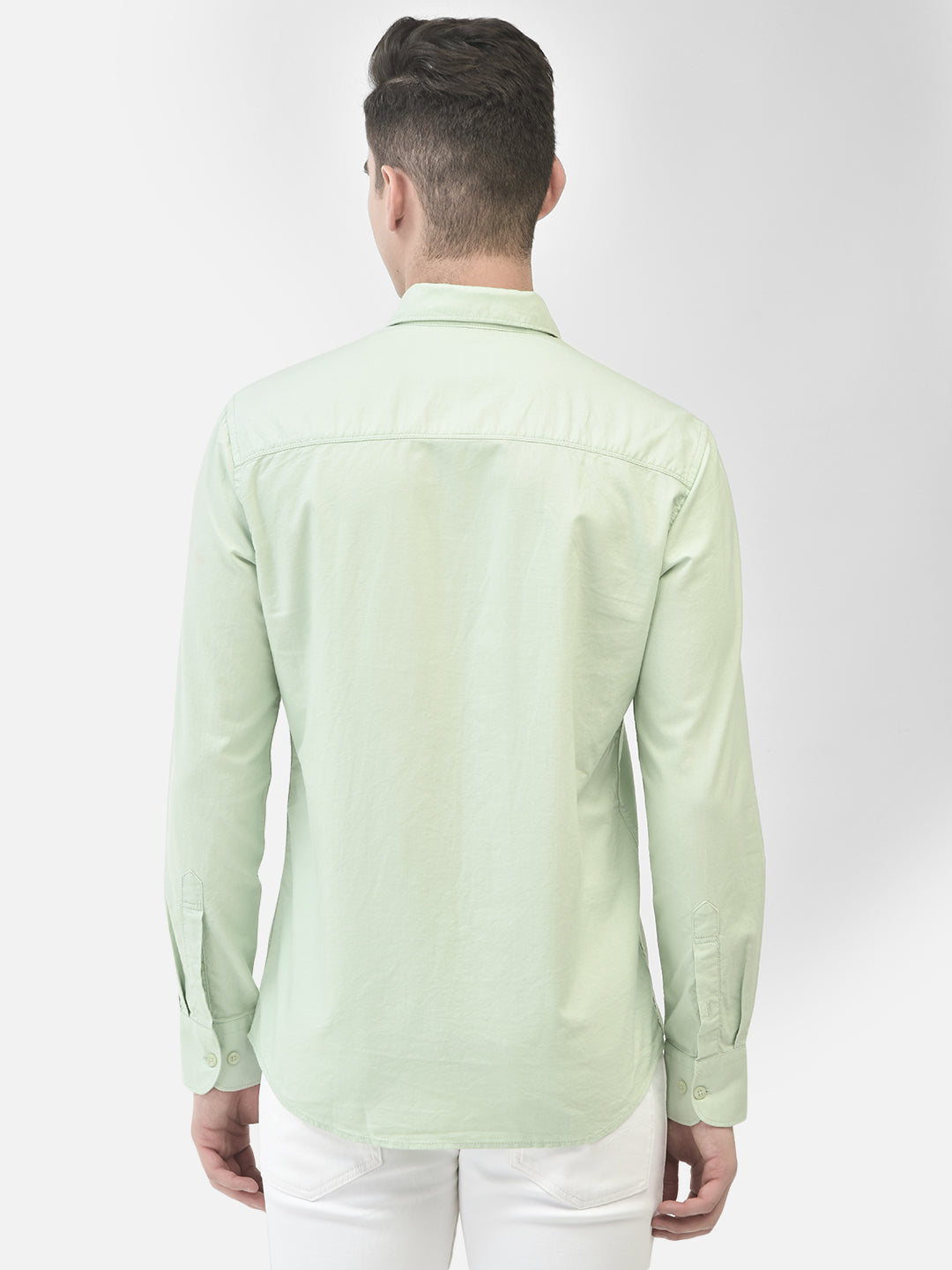 Green Shirt-Men Shirts-Crimsoune Club