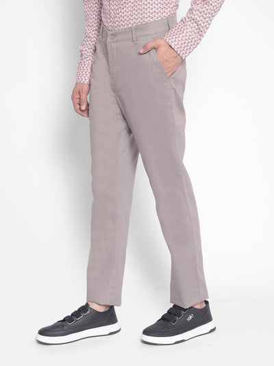 Grey Trousers-Men Trousers-Crimsoune Club