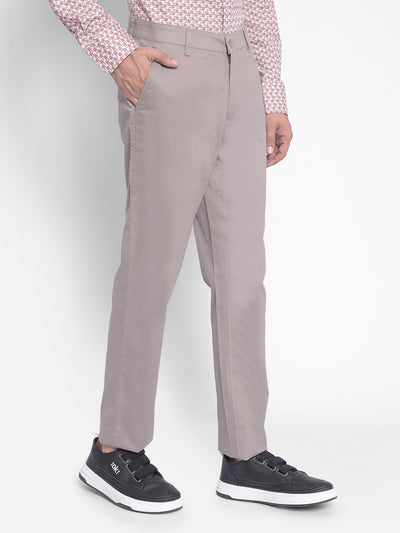 Grey Trousers-Men Trousers-Crimsoune Club