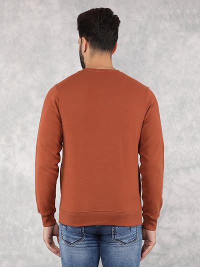 Red Sweatshirt-Men Sweatshirts-Crimsoune Club