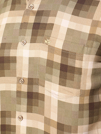 Brown Checked Shirt-Men Shirts-Crimsoune Club