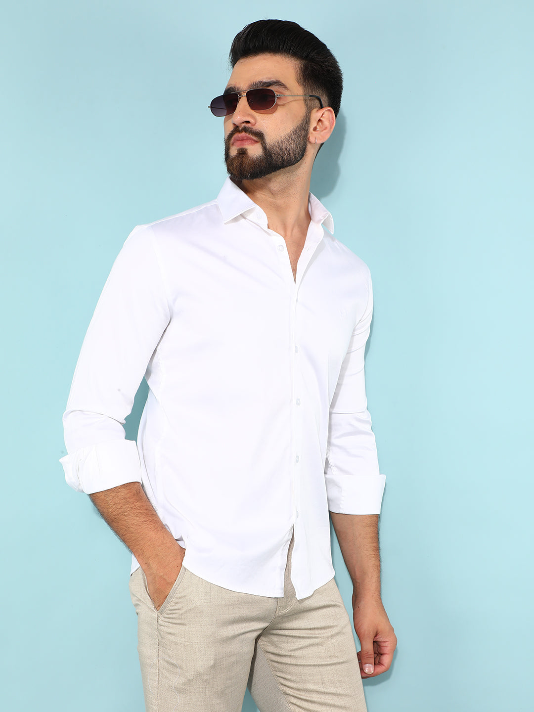 White Shirt-Men Shirts-Crimsoune Club