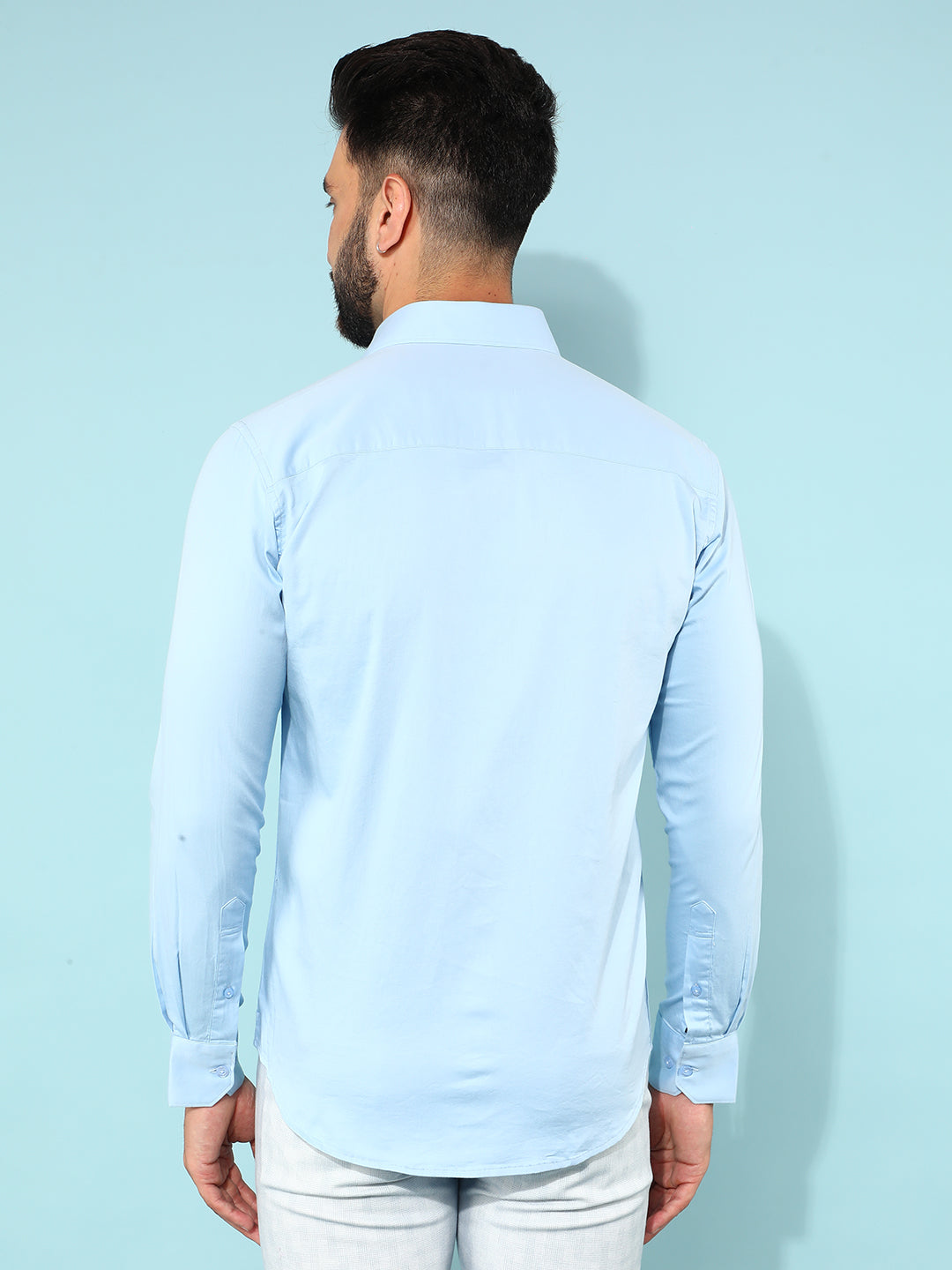 Blue Shirt-Men Shirts-Crimsoune Club