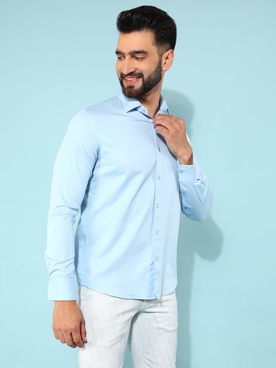 Blue Shirt-Men Shirts-Crimsoune Club