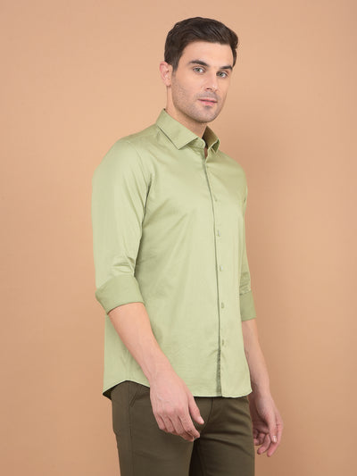 Green Shirt-Men Shirts-Crimsoune Club