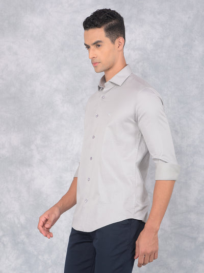 Grey Shirt-Men Shirts-Crimsoune Club