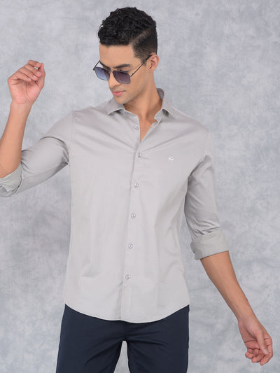 Grey Shirt-Men Shirts-Crimsoune Club