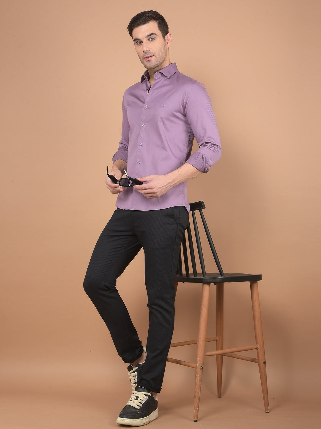 Purple Shirt-Men Shirts-Crimsoune Club