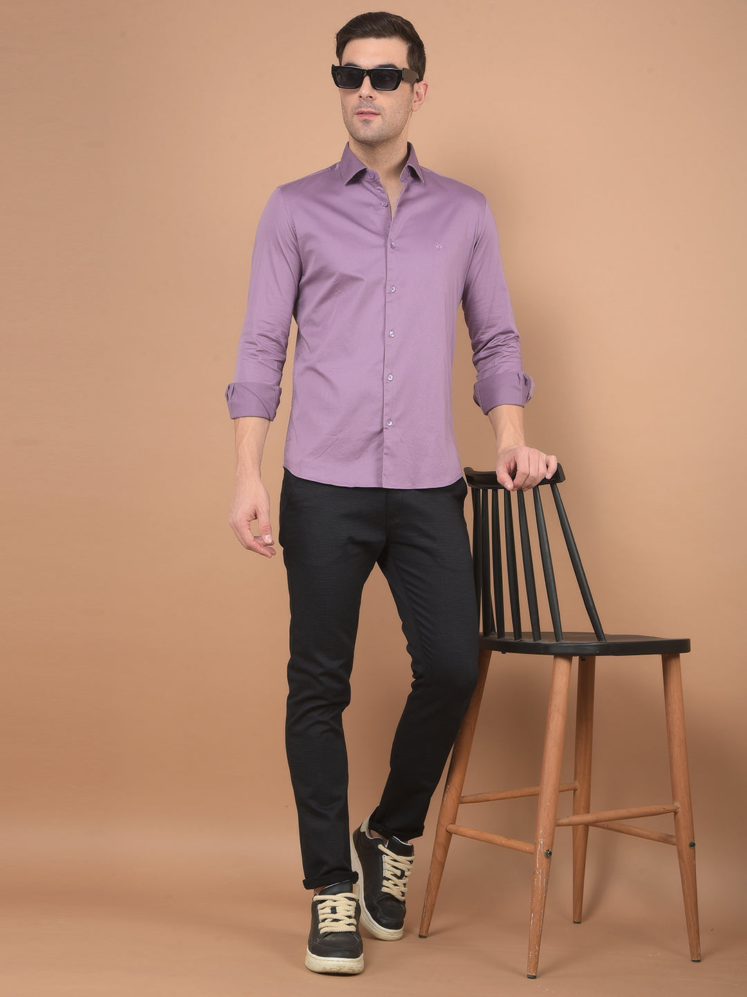 Purple Shirt-Men Shirts-Crimsoune Club