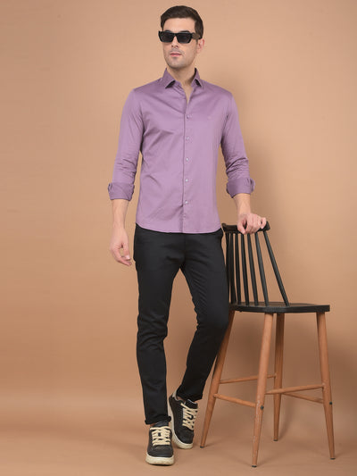 Purple Shirt-Men Shirts-Crimsoune Club