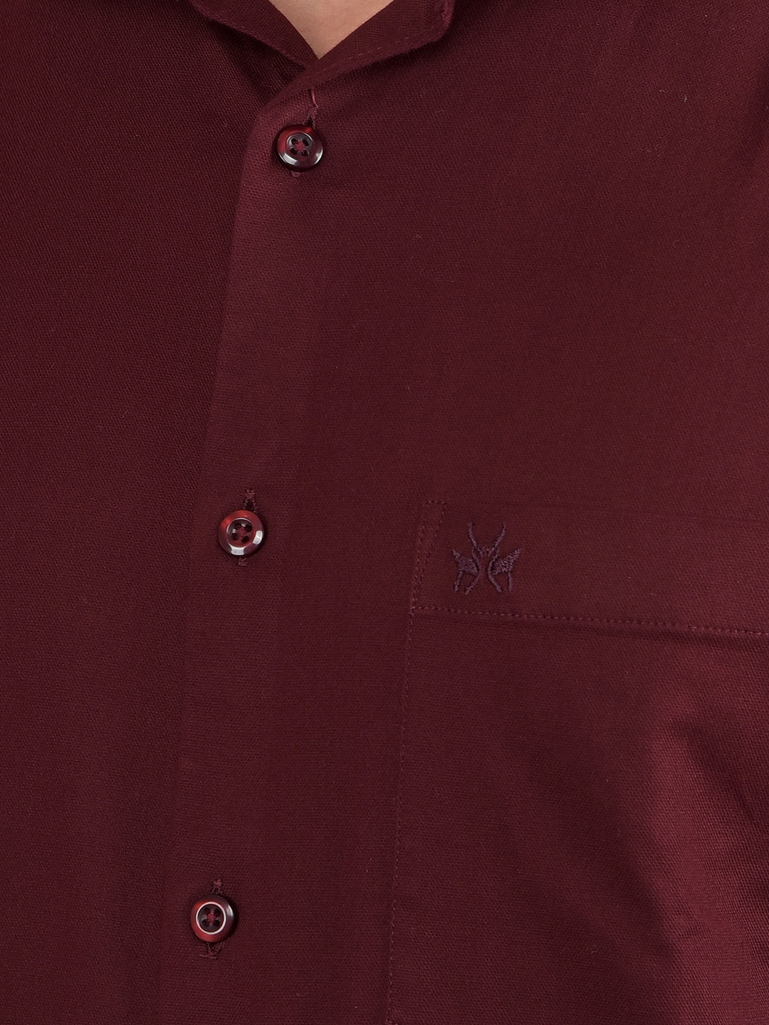 Maroon Shirt-Men Shirts-Crimsoune Club