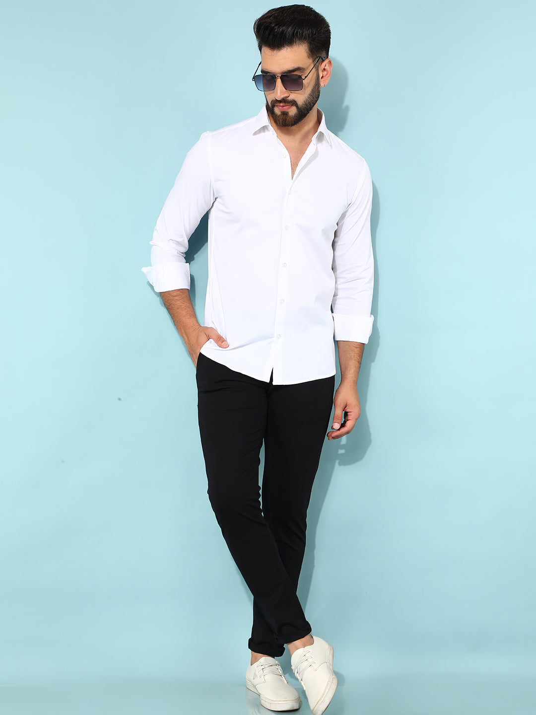 White Shirt-Men Shirts-Crimsoune Club